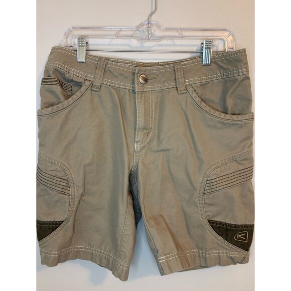 Keen Pants - KEEN Hybrid Life Utility Cargo Hiking Shorts Tan Women’s Size 8